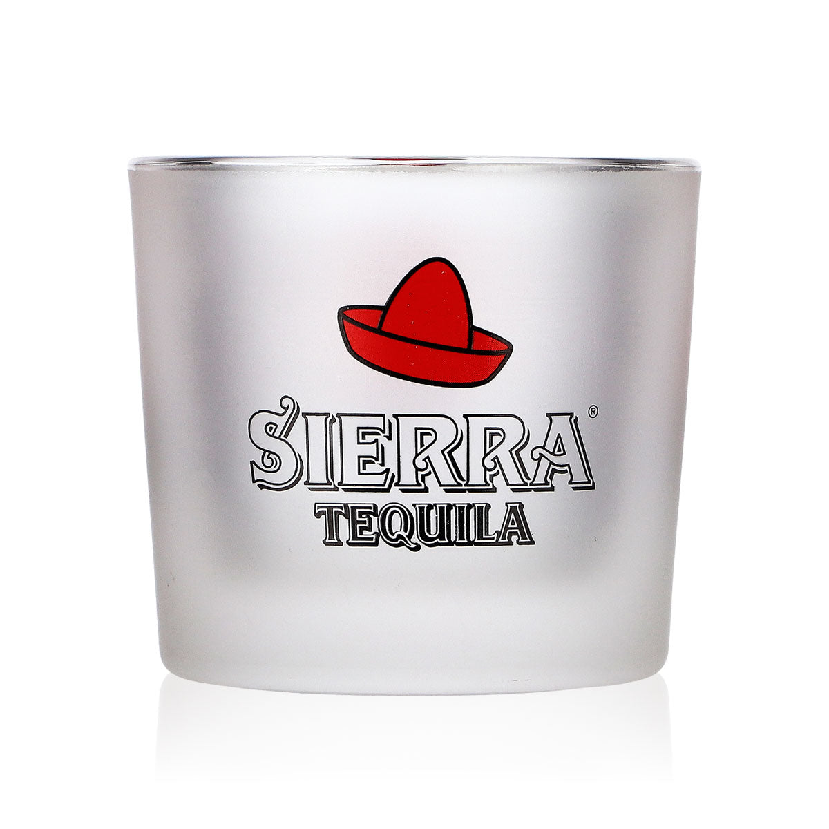 Sierra Tequila Tequila Glas Teelichthalter Satiniertes Glas Windlicht