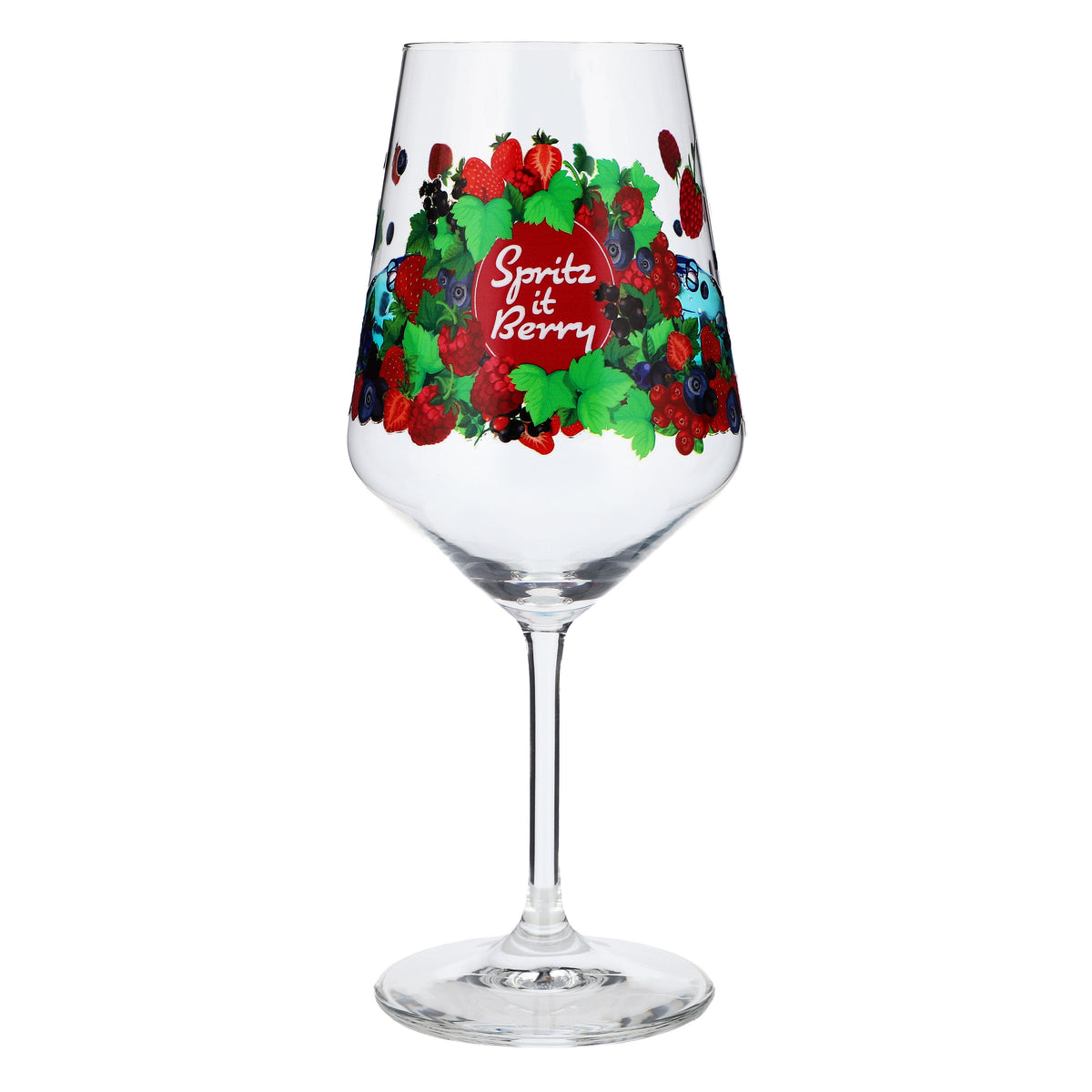 Sipply Aperitifglas Summer Vibes mit Spruch Spritz it Berry 0,5l – Ansicht 5