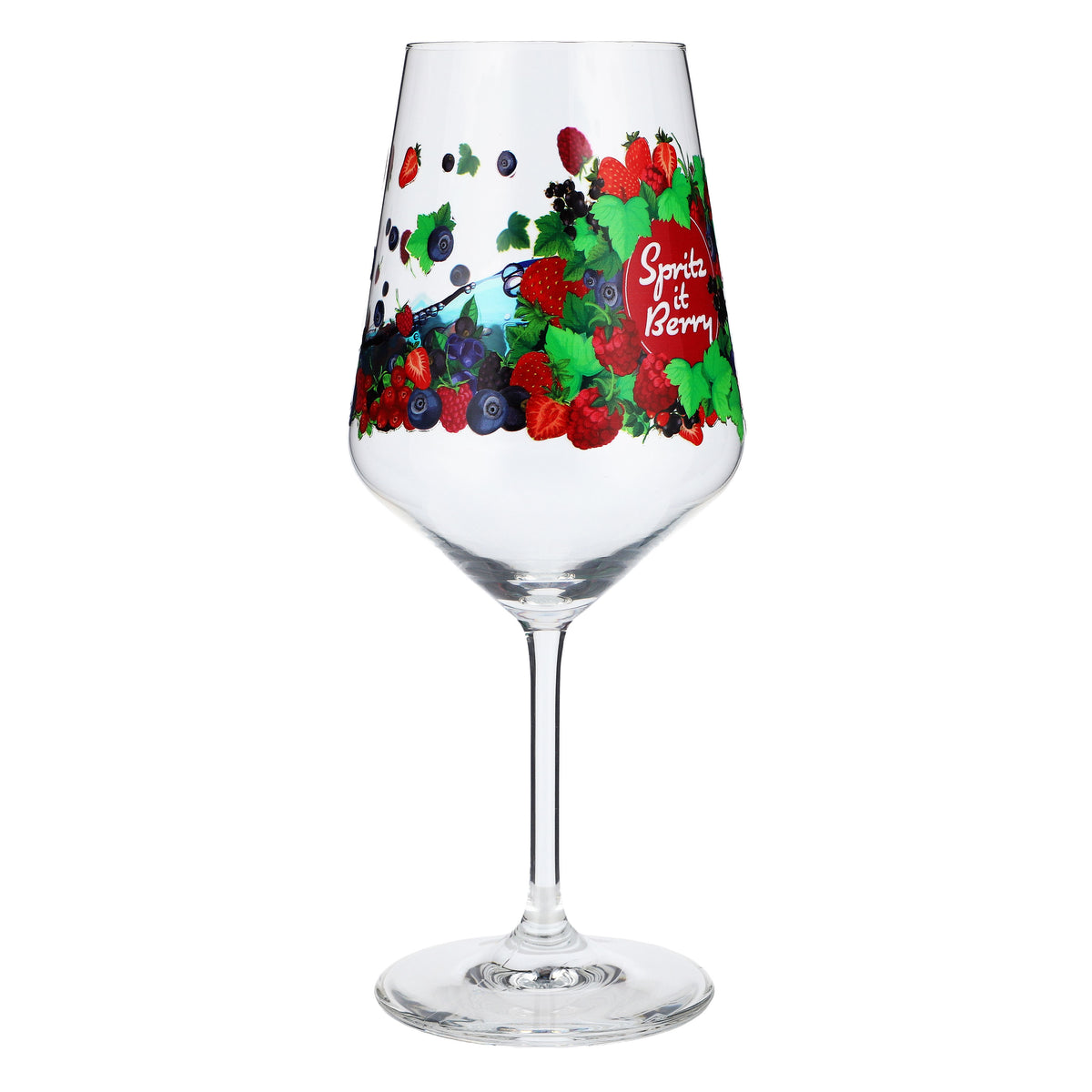 Sipply Aperitifglas Summer Vibes mit Spruch Spritz it Berry 0,5l – Ansicht 7