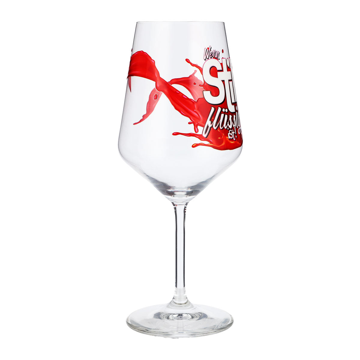 Sipply Aperitifglas Summer Vibes mit Spruch Wenn Stil flüssig ist! 0,5l mit Transparenz-Effekt – Ansicht 7