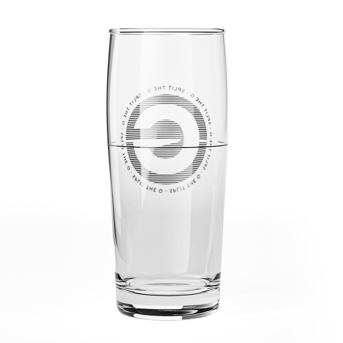4x Sipply Bierglas SPLIT THE G Big G 0,5l - Der Social-Media-Trend – Ansicht 7