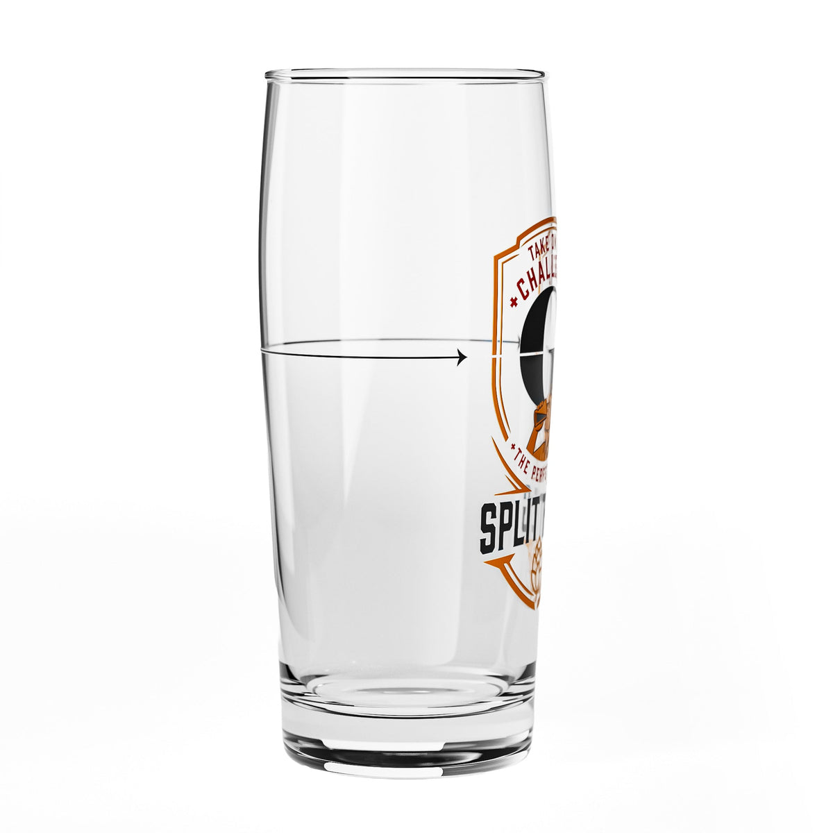 2x Sipply Bierglas SPLIT THE G Challenge 0,5l - Der Social-Media-Trend – Ansicht 5