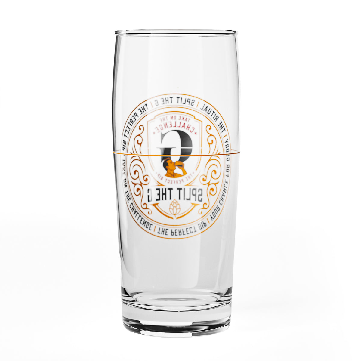 Sipply Bierglas SPLIT THE G The Perfect SIP Willibecher 0,5l - Der lustige Social Media-Trend – Ansicht 5
