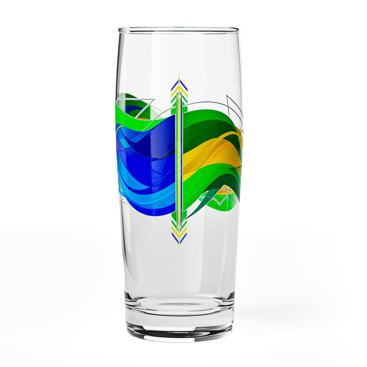 Sipply Bierglas Willibecher 0,5l mit deiner Landes-Flagge Brasilien – Ansicht 7
