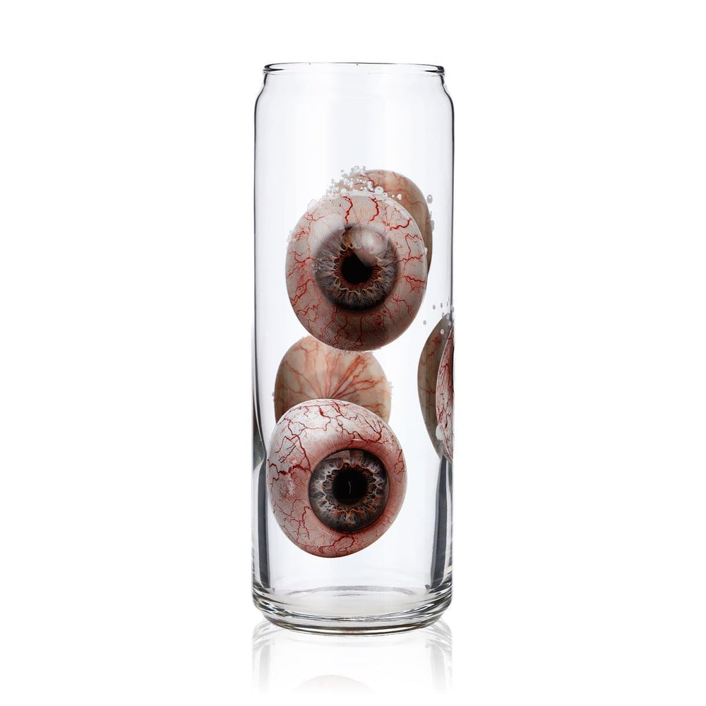 Sipply Trinkglas mit Halloween-Motiv Augen als UV-Druck Can Glass 370ml