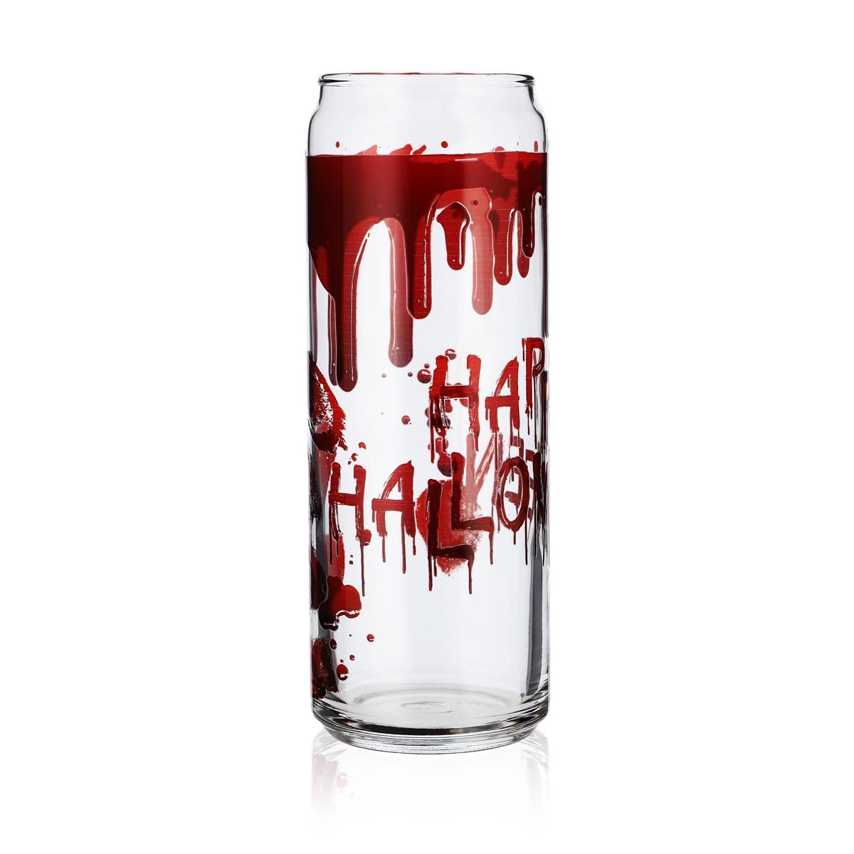 Sipply Trinkglas mit Halloween-Motiv Blut als UV-Druck Can Glass 370ml – Ansicht 2