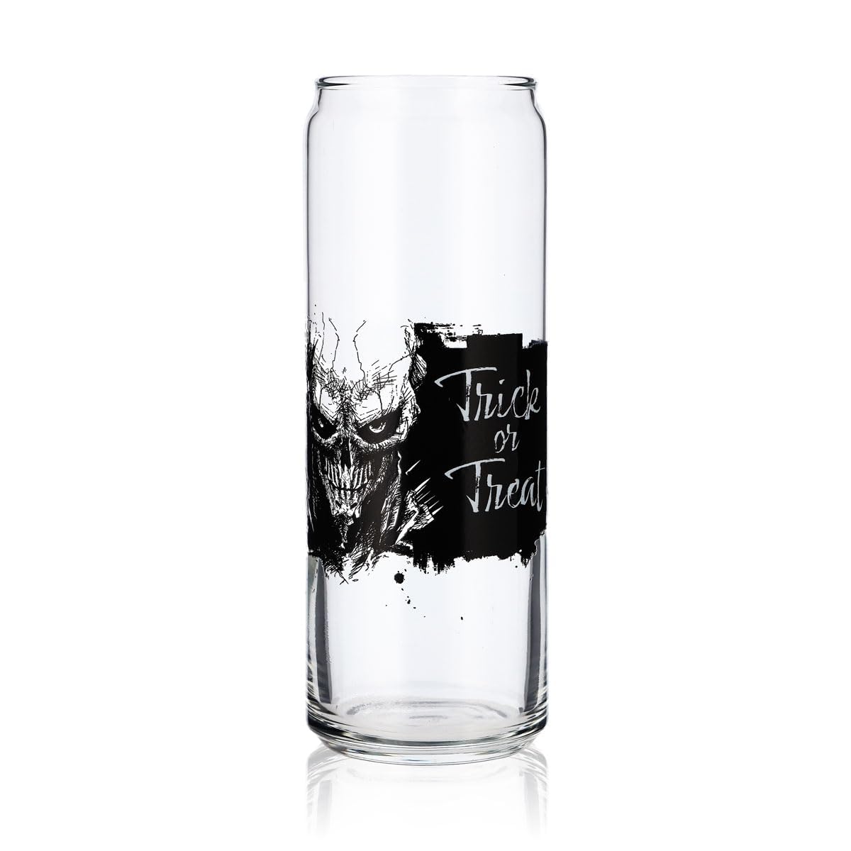 Sipply Trinkglas mit Halloween-Motiv Trick or Treat als UV-Druck Can Glass 370ml