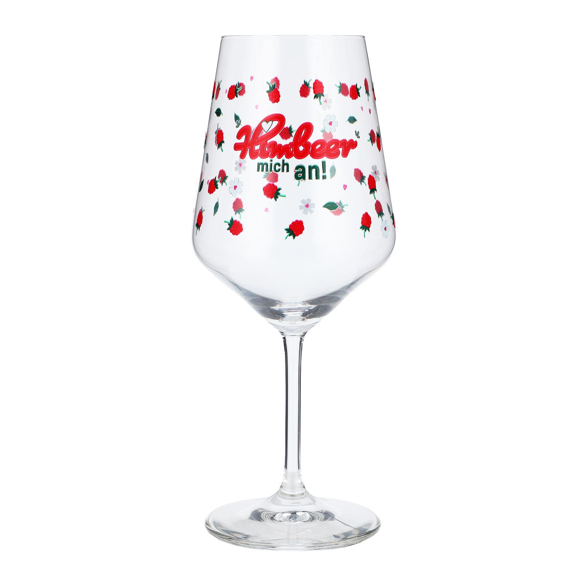 Sipply Weinglas mit lustigem Spruch Himbeer mich an 0,5l – Ansicht 5