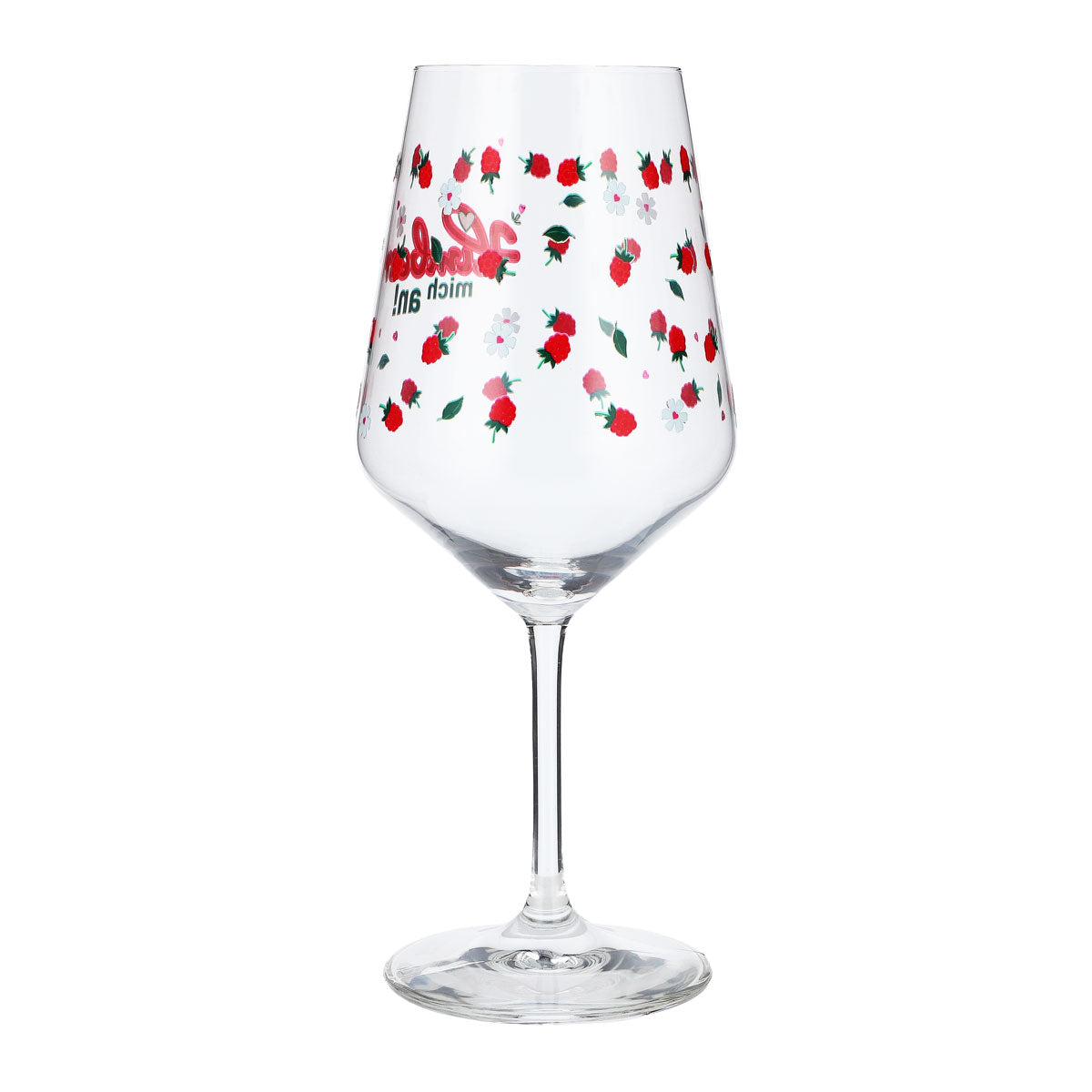 Sipply Weinglas mit lustigem Spruch Himbeer mich an 0,5l – Ansicht 6