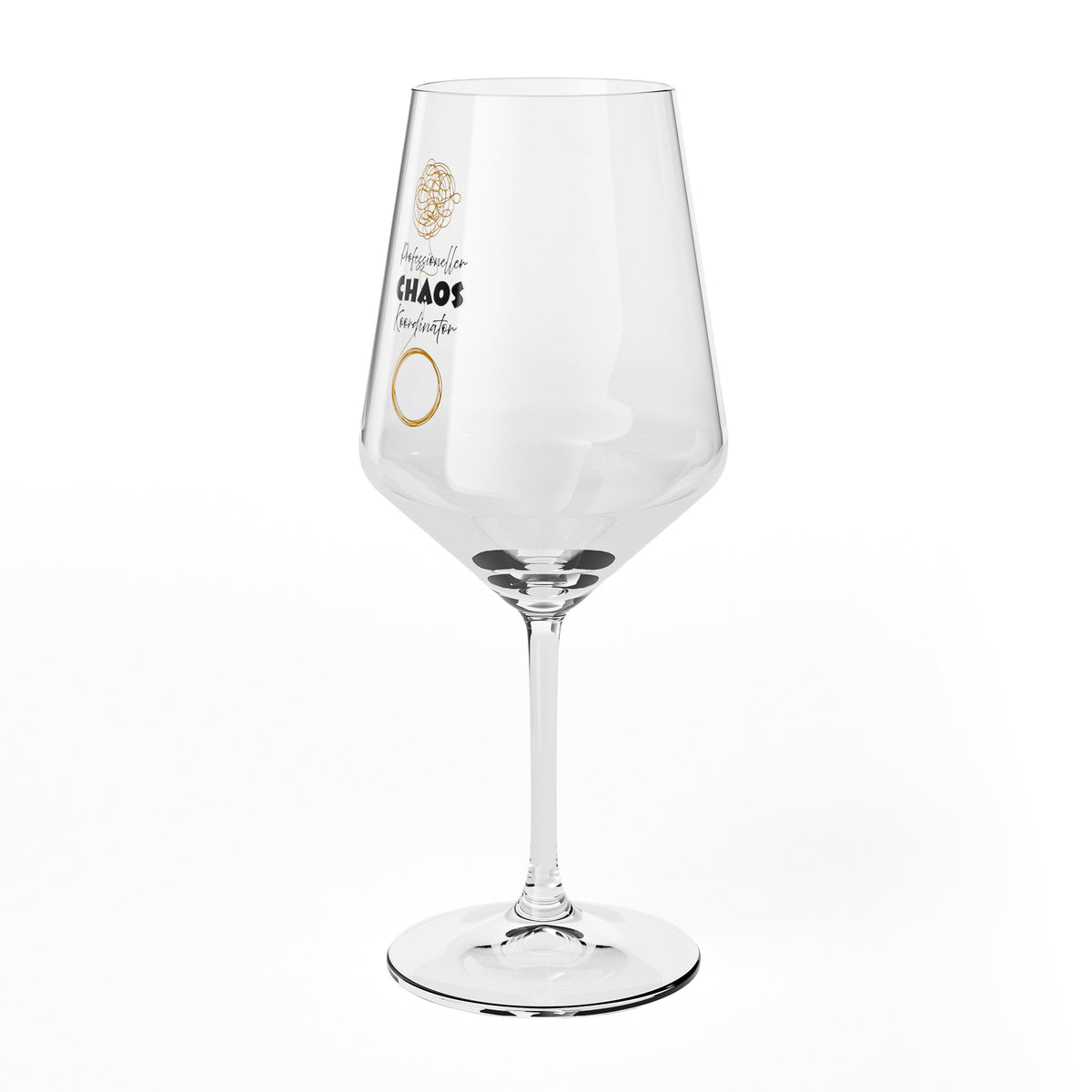Sipply Weinglas mit Spruch Chaos Koordinator 0,5l – Ansicht 7