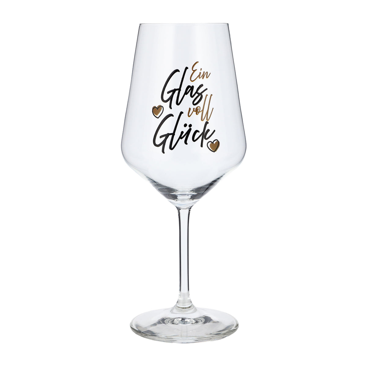 Sipply Weinglas mit Spruch Ein Glas voll Glück 0,5l – Ansicht 2