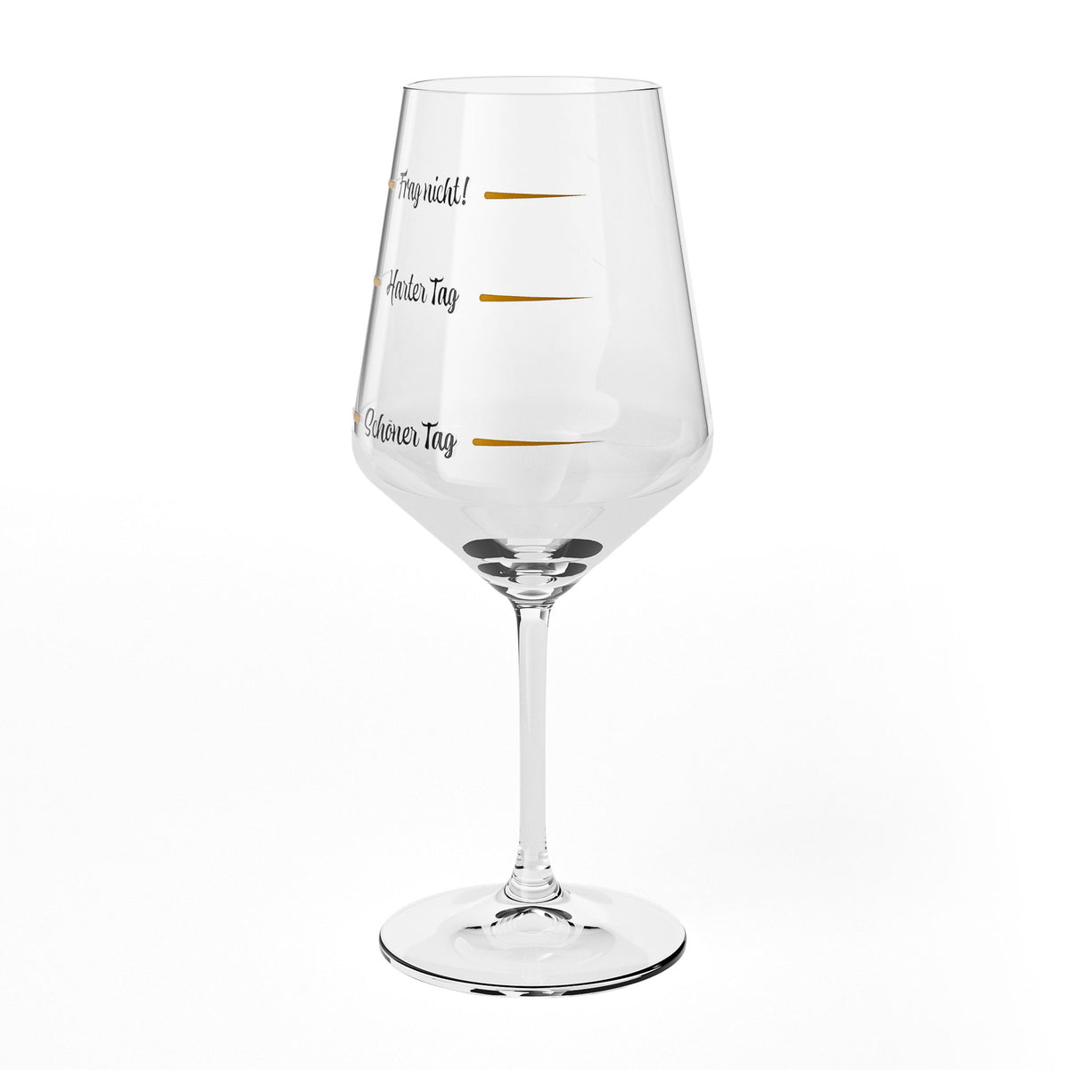 Sipply Weinglas mit Spruch Frag nicht Schlechter Tag Guter Tag V2 0,5l – Ansicht 7