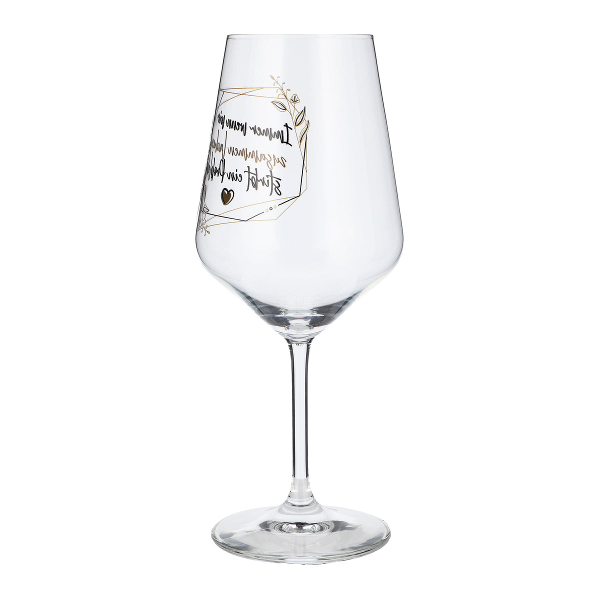 Sipply Weinglas mit Spruch Wenn wir zusammen Lachen 0,5l – Ansicht 7