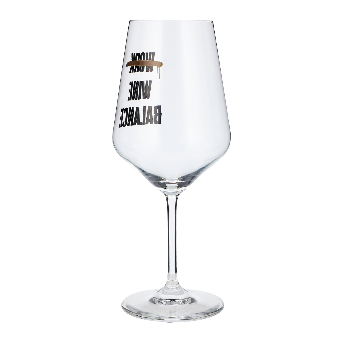 Sipply Weinglas mit Spruch Work Wine Balance 0,5l – Ansicht 7
