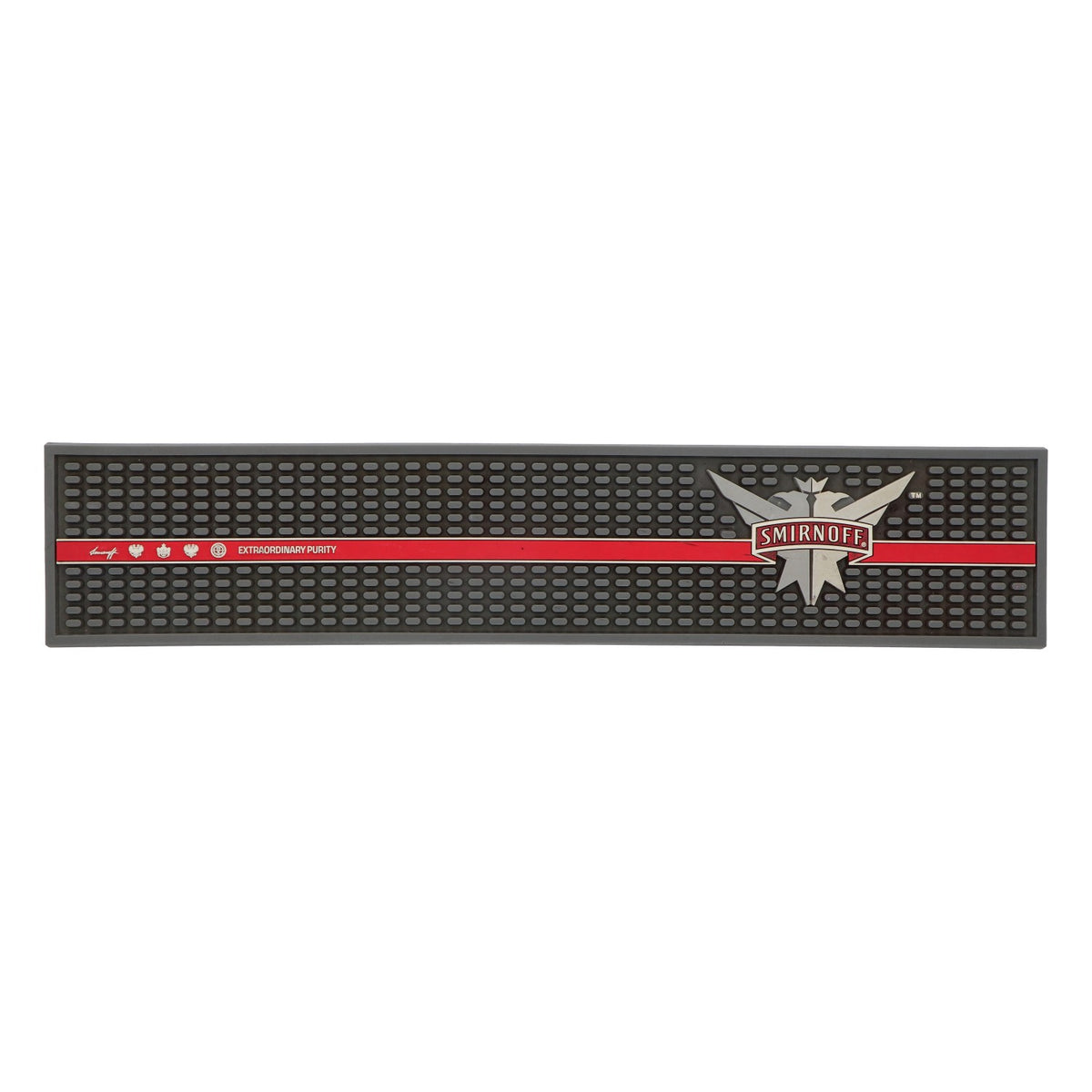 Smirnoff Barmatte Abtropfmatte Serviceunterlage 50x10cm Gummiert Barzubehör – Ansicht 2