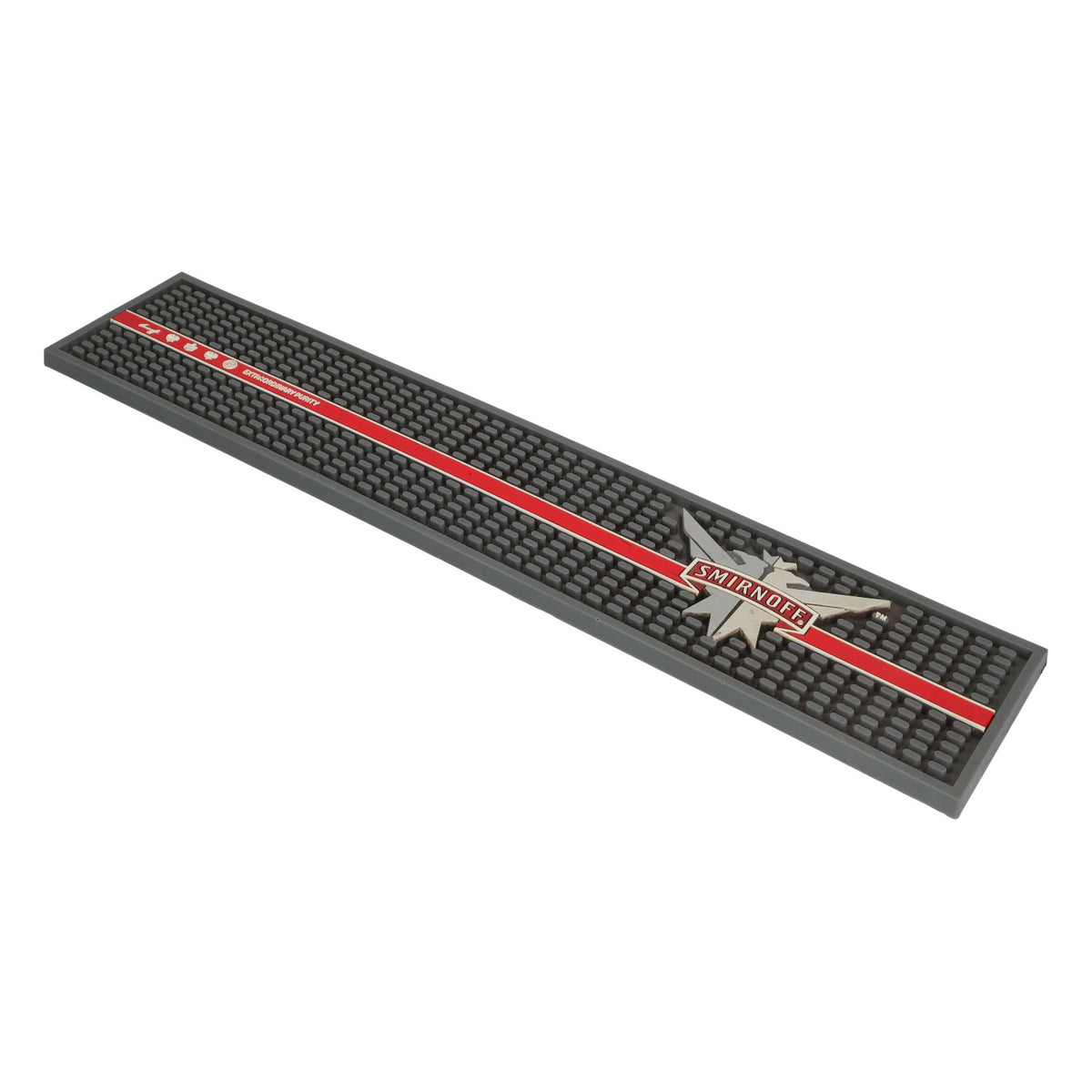 Smirnoff Barmatte Abtropfmatte Serviceunterlage 50x10cm Gummiert Barzubehör – Ansicht 3