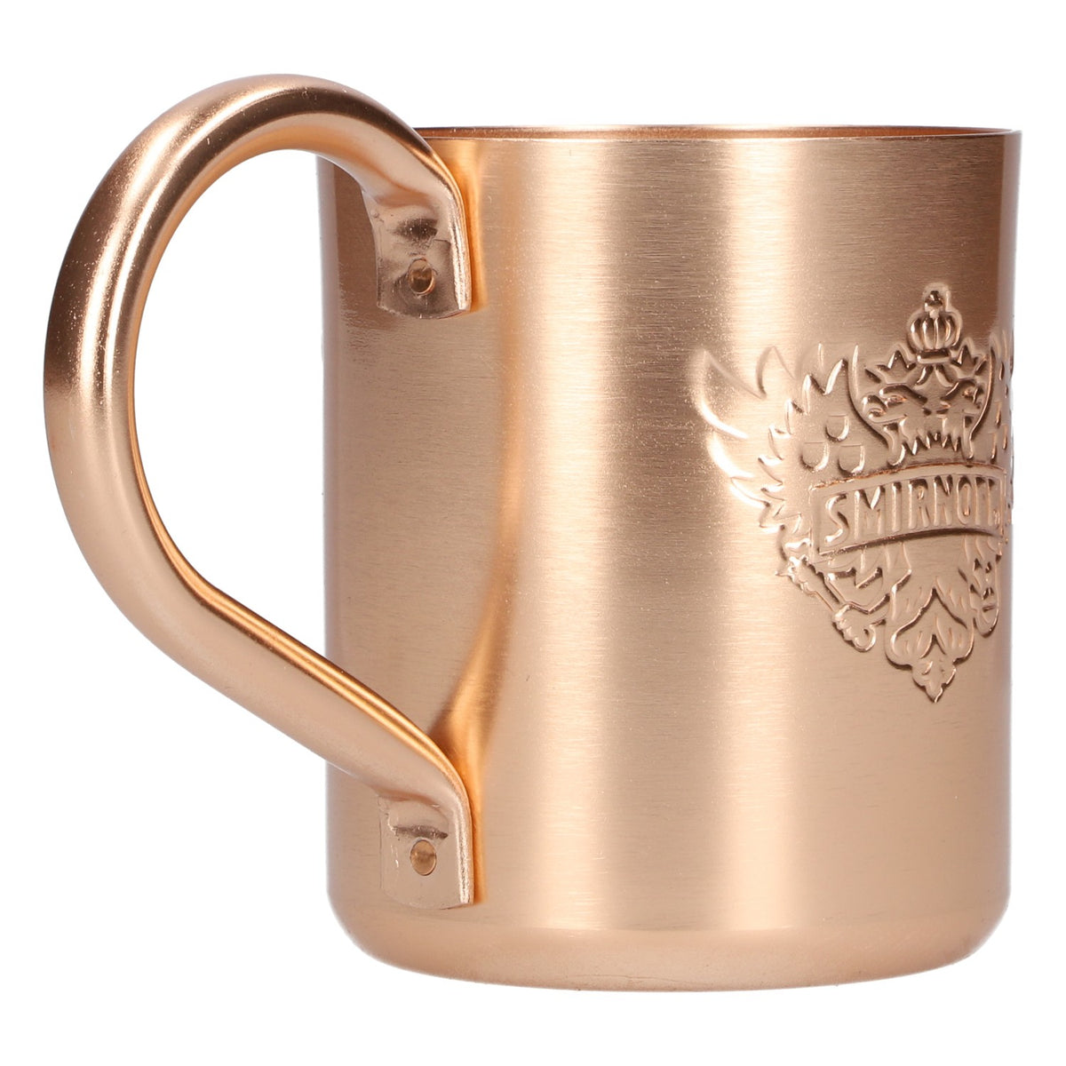 Smirnoff Kupferbecher Henkelbecher Glas 0,5l Bronzetasse Moscow Mule Krug – Ansicht 2