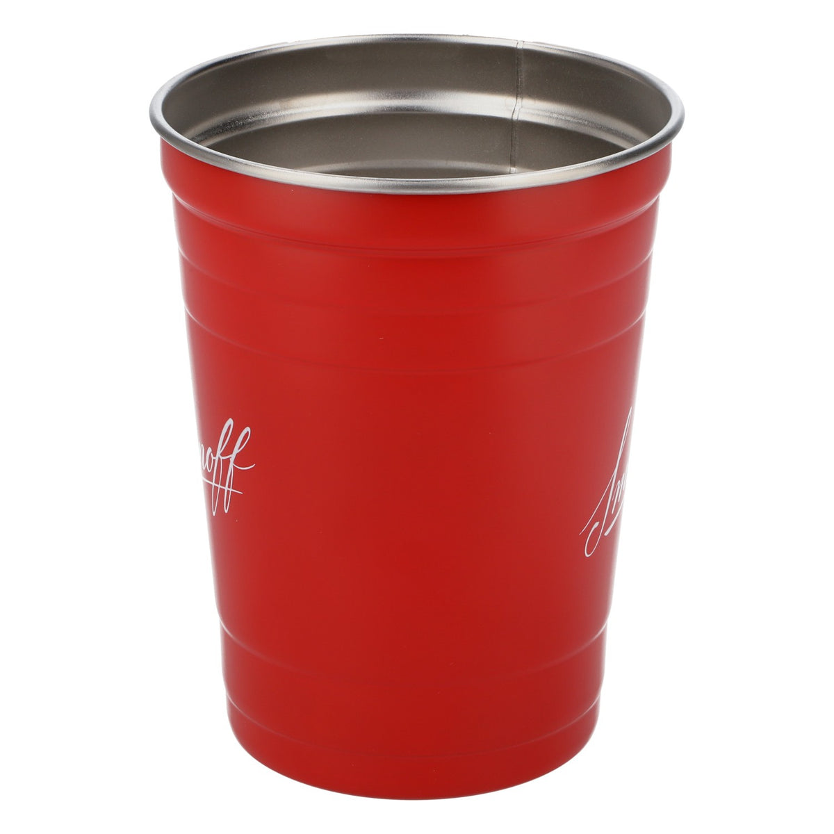 Smirnoff Vodka Aluminium Glas / Gläser Festival Becher Sonderedition – Ansicht 3