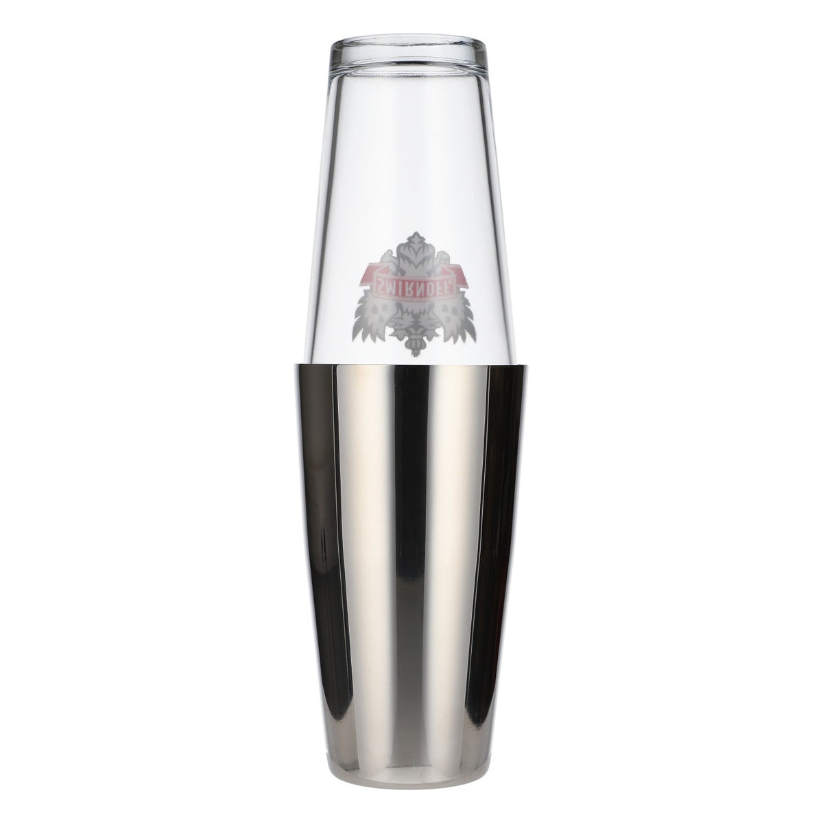 Smirnoff Vodka Boston Shaker Edelstahl Glas Cocktail Barzubehör – Ansicht 3