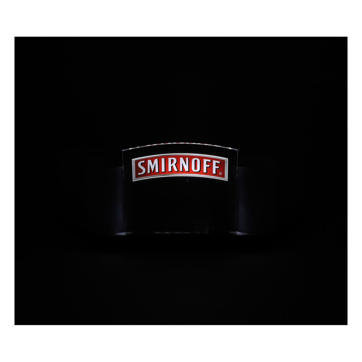 Smirnoff Vodka LED Barcaddy Barzubehör Aufsteller roter Schriftzug – Ansicht 5