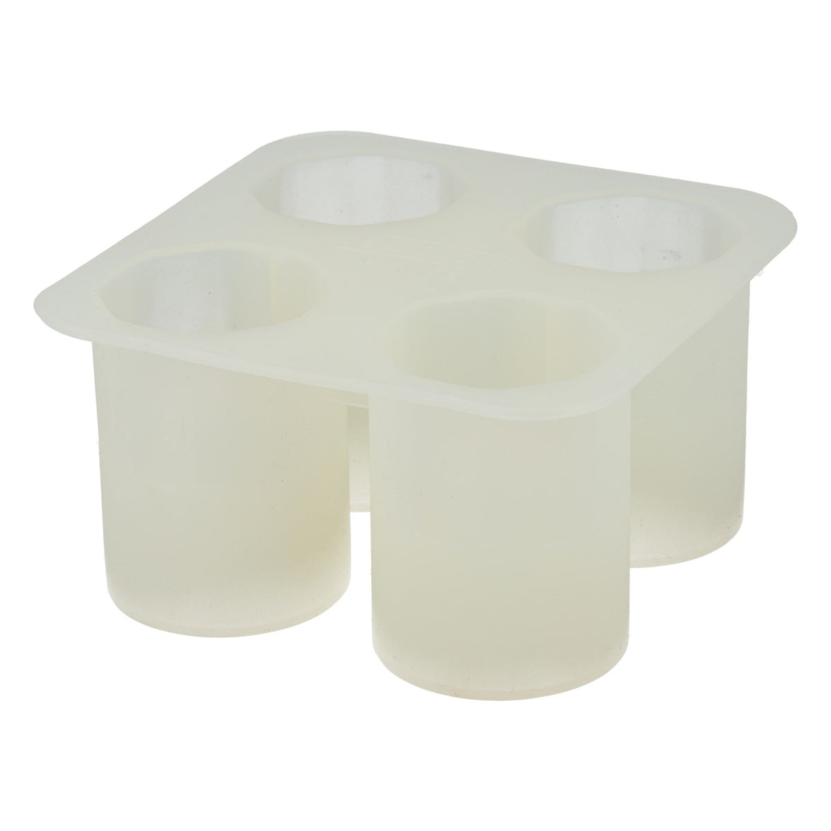 Smirnoff White Eisbecher Silikonform 4er Vodka Ice Shot Gläser Barzubehör