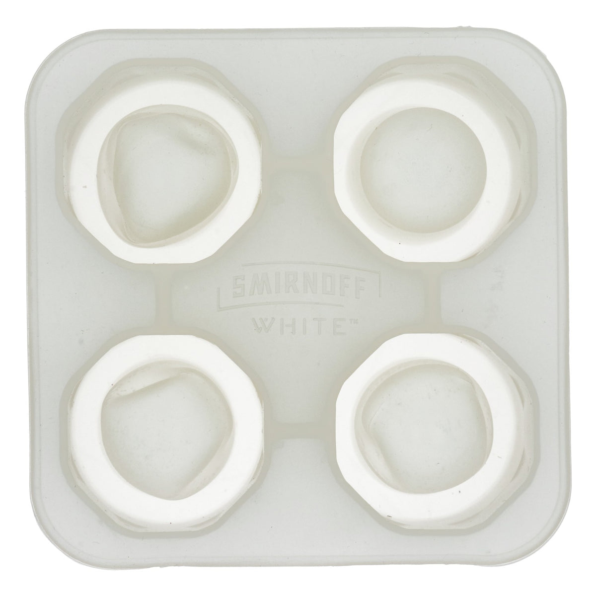 Smirnoff White Eisbecher Silikonform 4er Vodka Ice Shot Gläser Barzubehör – Ansicht 3