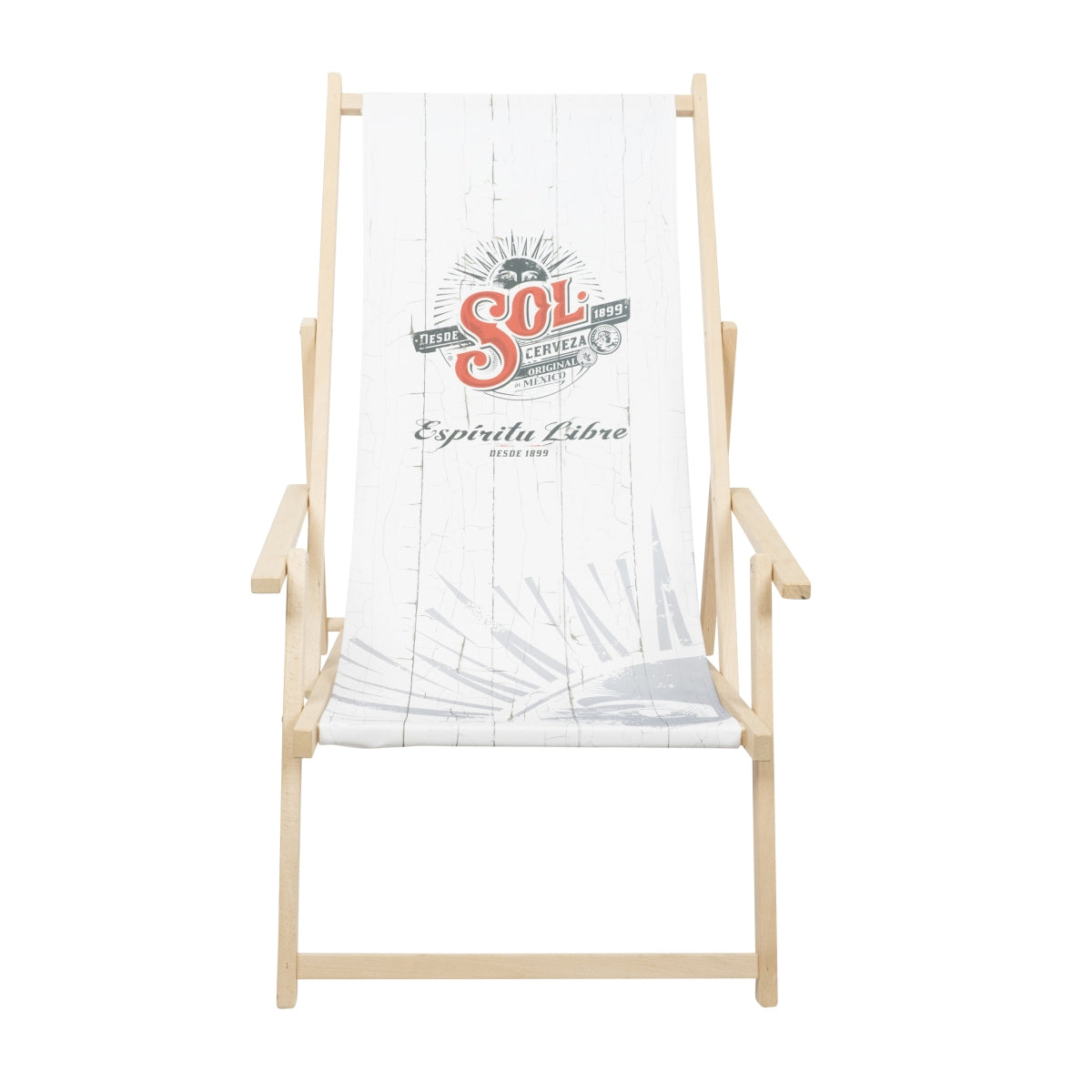 Sol Bier Liegestuhl Klapp Strand Garten Lounge Beach Camping Liege Möbel Chair – Ansicht 2