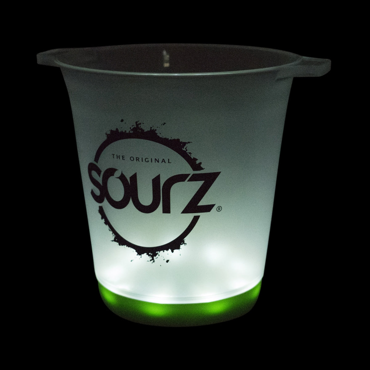 Sourz Likör Kühler LED single grün/weiß Flaschen Eiswürfel Box Behälter Bar – Ansicht 3