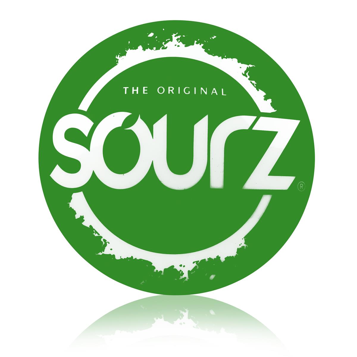 Sourz Likör Leuchtreklame grün gebraucht LED Schild Wand – Ansicht 2