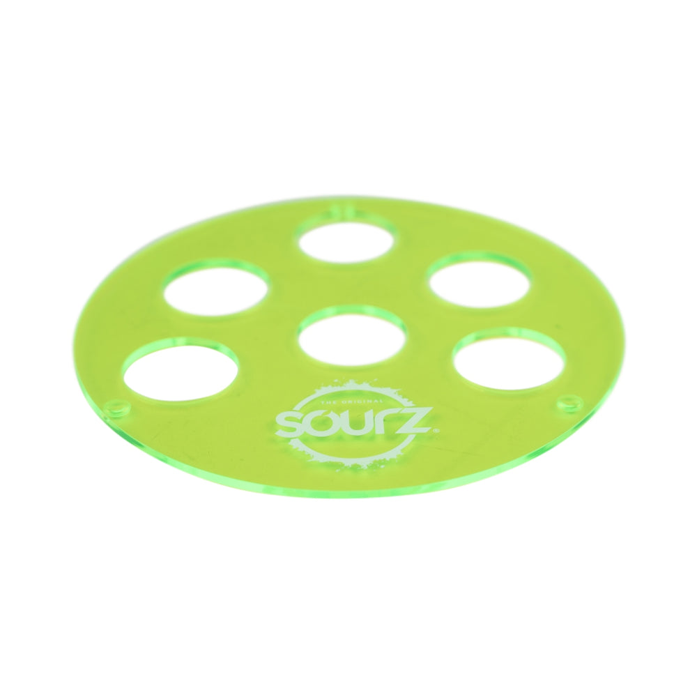 Sourz Likör Shot Tablett für 6 Shots Neongrün Kneipe Bar Gastro Kurze Tequila