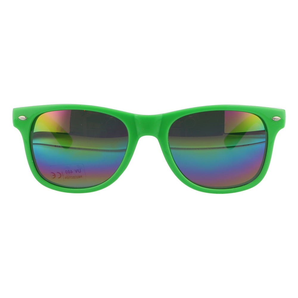 Sourz Sonnenbrille grün Spiegelglas UV 400 - Party Festival Accessoire
