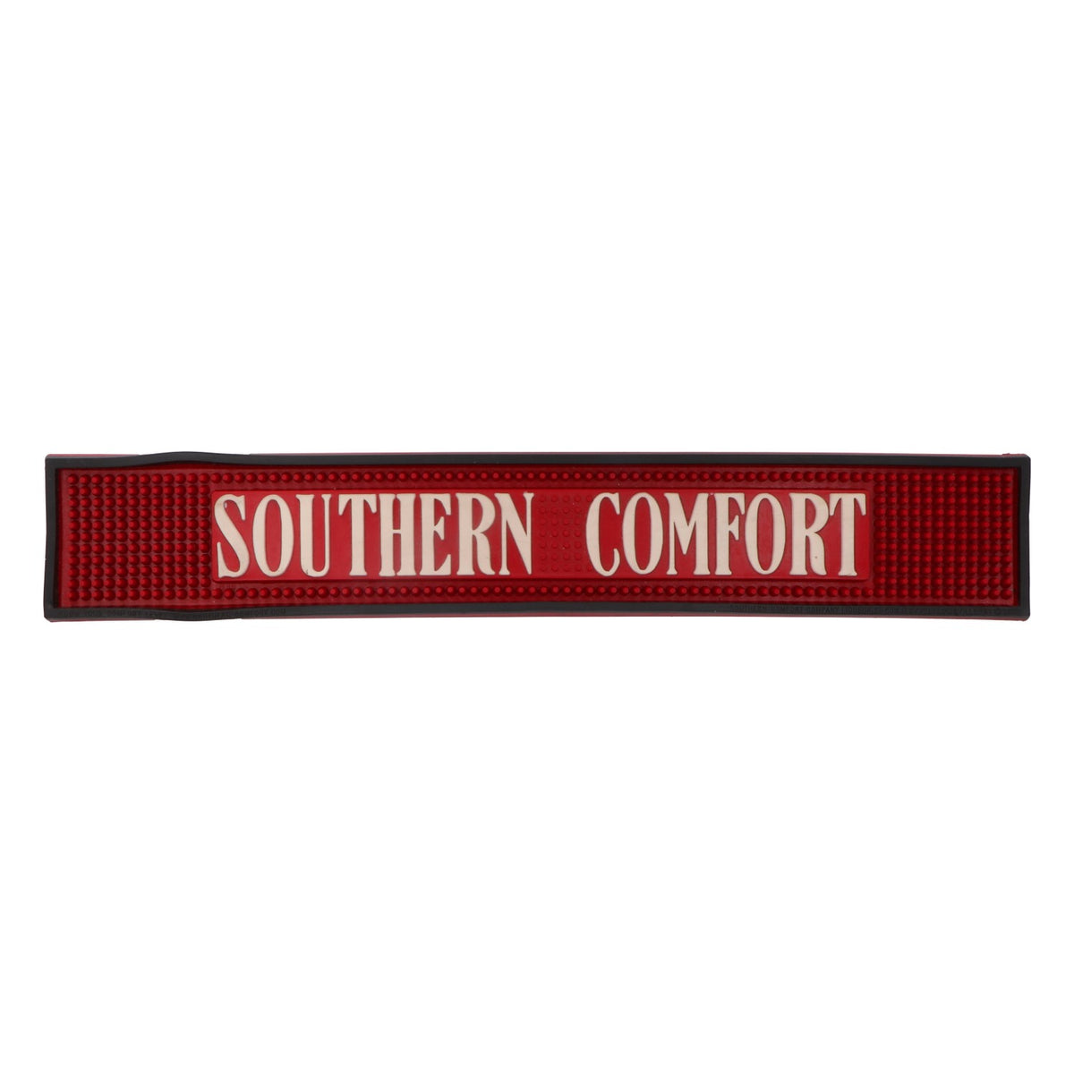 Southern Comfort Whiskey Barmatte Abtropfmatte Gummimatte Barzubehör Rot 52x9 cm