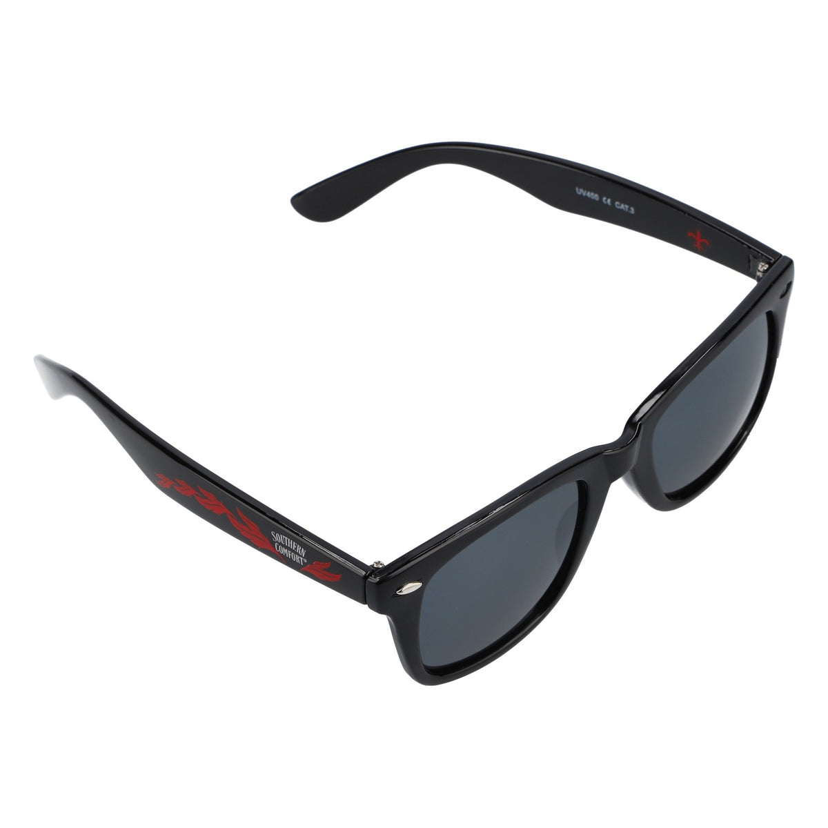 Southern Comfort Whiskey Sonnenbrille Brille Sunglasses Schwarz rotes Logo – Ansicht 3