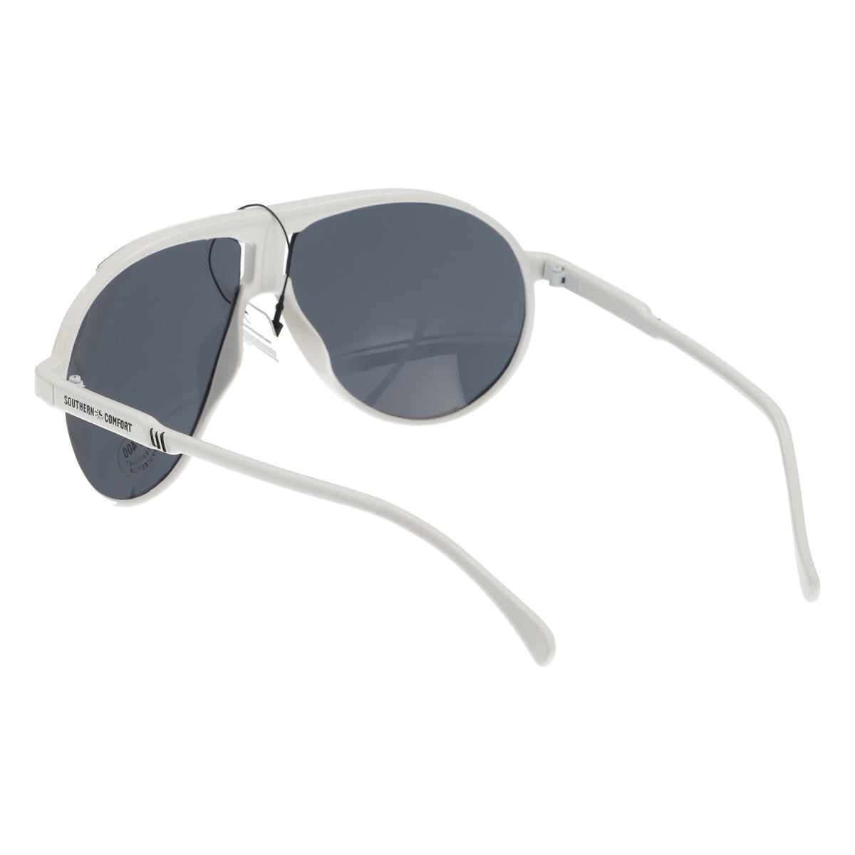 Southern Comfort Whiskey Sonnenbrille Nerdbrille Partybrille Spaßbrille Malle Weiß Schwarze Schrift – Ansicht 4