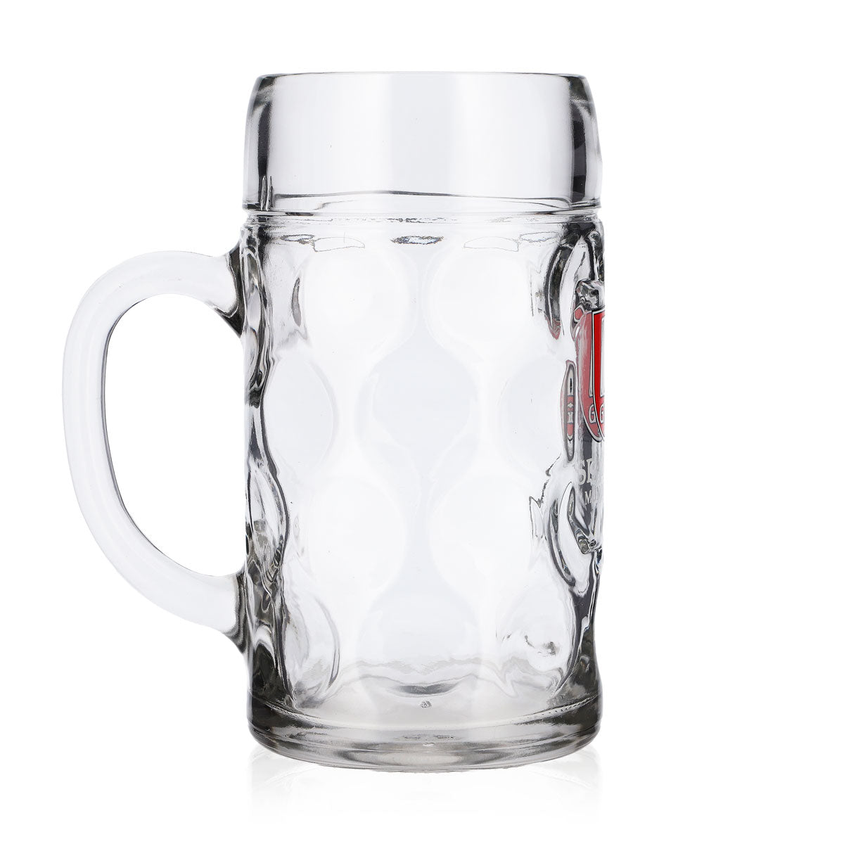 Spaten Bier Glas 1l Maßkrug B-Ware gebraucht Bierkrug Seidel Humpen Bierglas – Ansicht 3