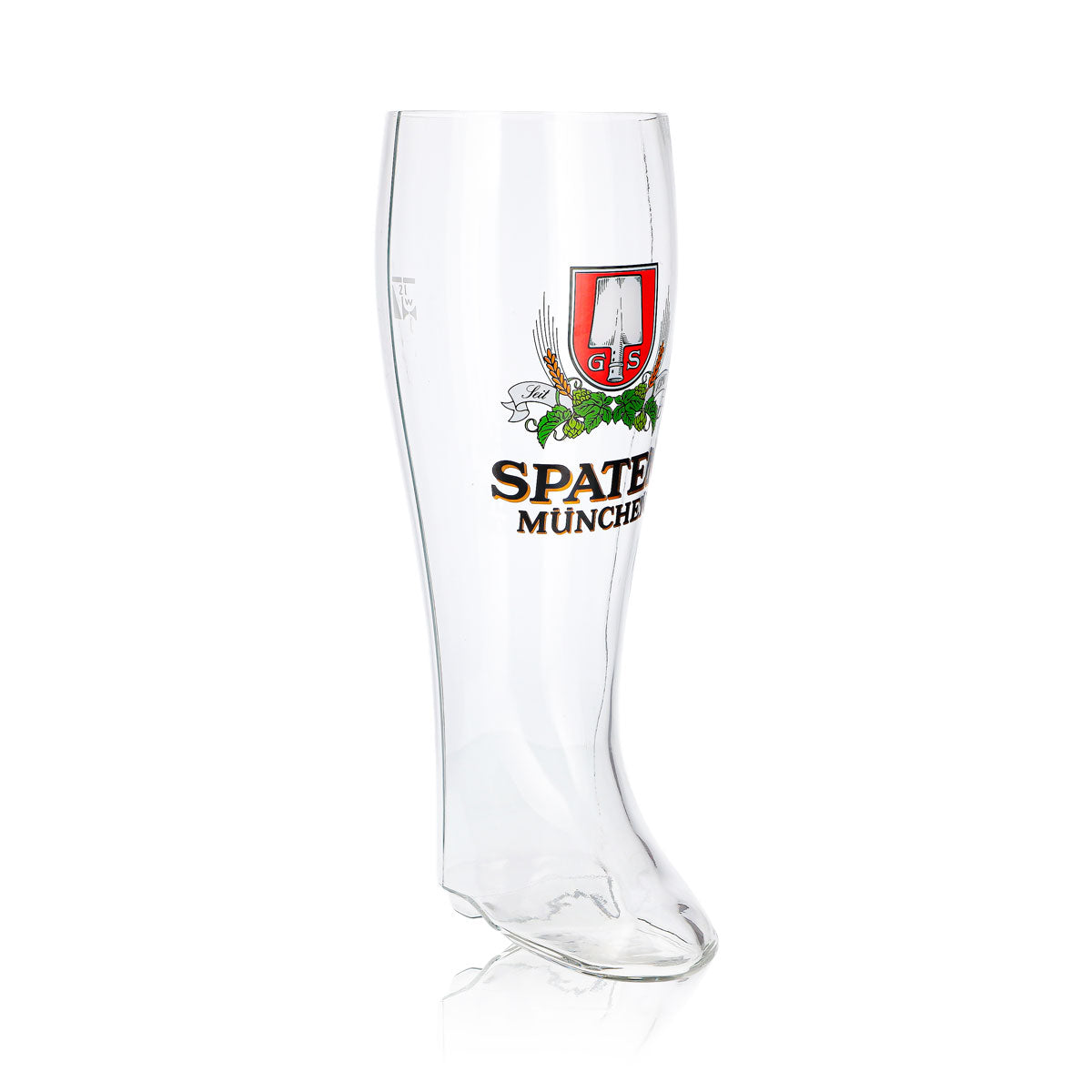 Spaten Bier Glas 2l Stiefel München Seit 1937