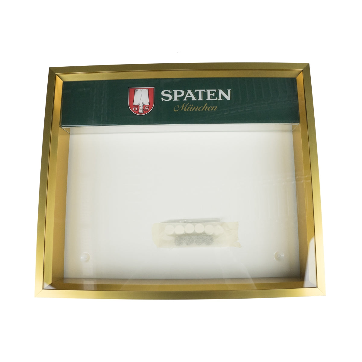 Spaten Bier Schaukasten Speisekarten Menu LED Beleuchtet Abschließbar Gastro