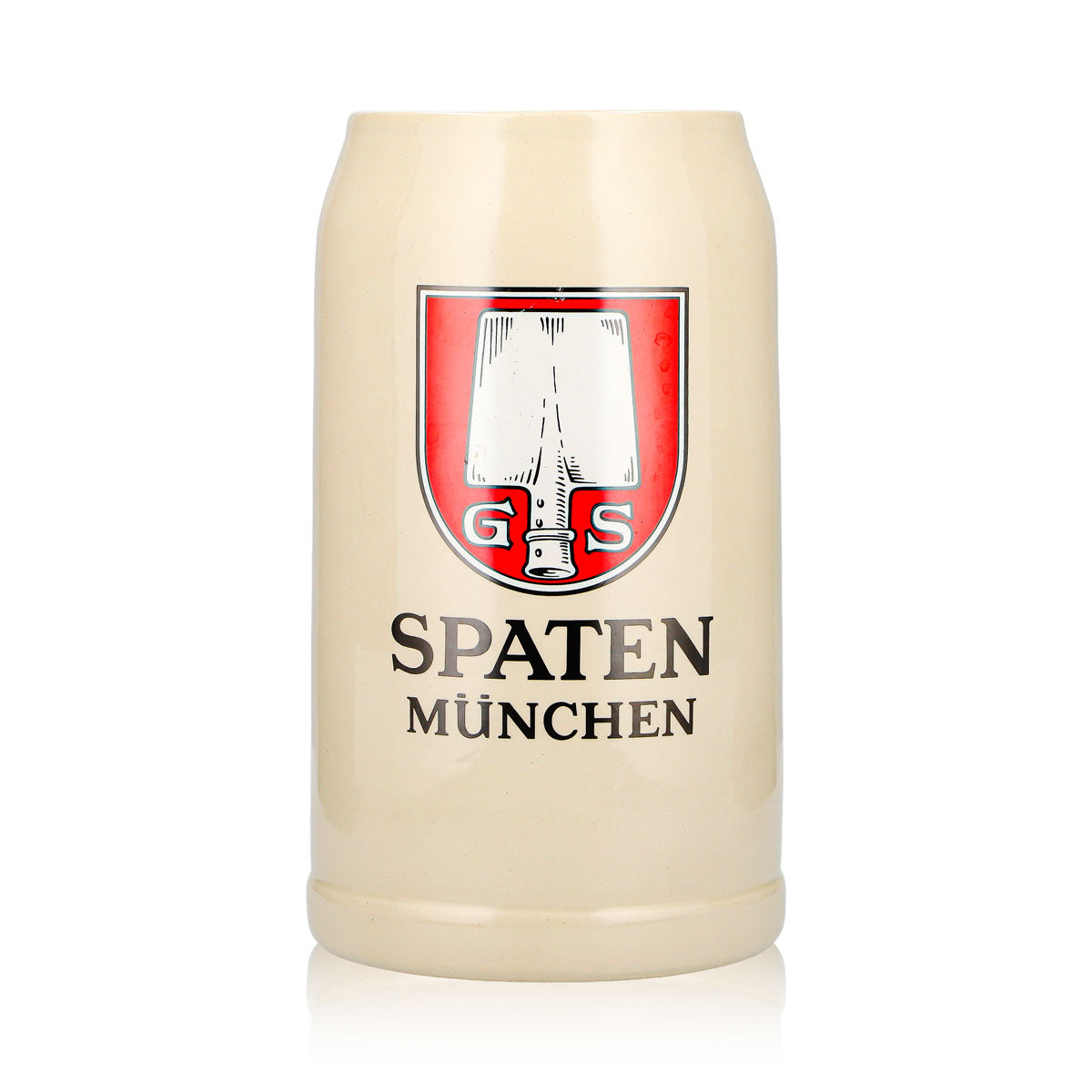 Spaten Bierkrug XXL 2l Bierseidel Bierhumpen Riesenkrug München Glas Steingut