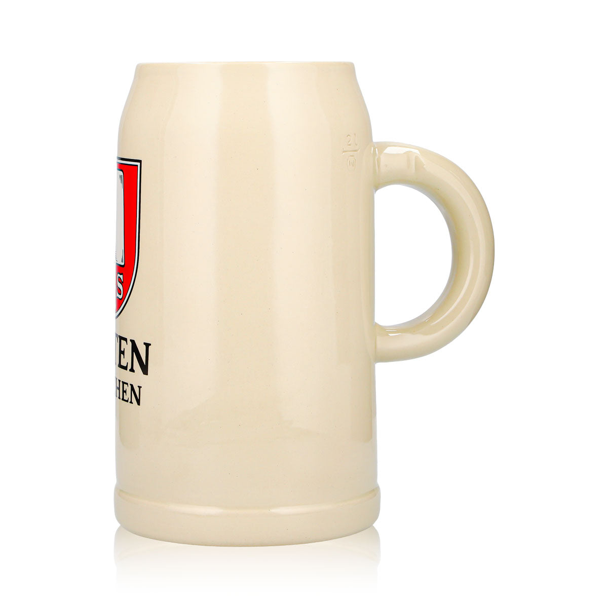 Spaten Bierkrug XXL 2l Bierseidel Bierhumpen Riesenkrug München Glas Steingut – Ansicht 5