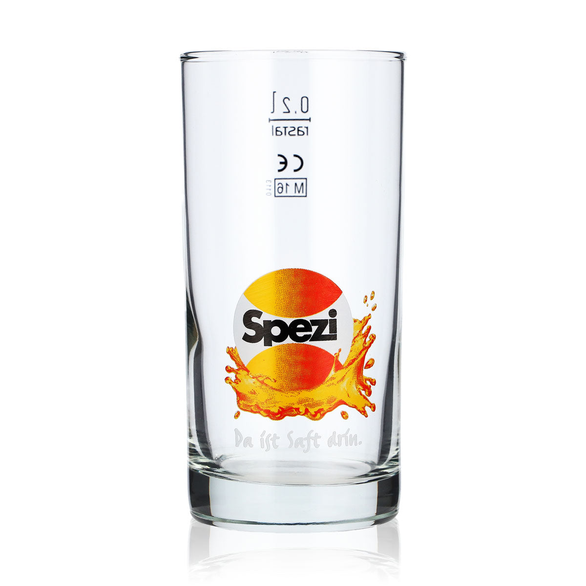 Spezi Softdrink Glas 0,2l Longdrinkglas Da ist Saft drin Rastal Cocktailglas LDG