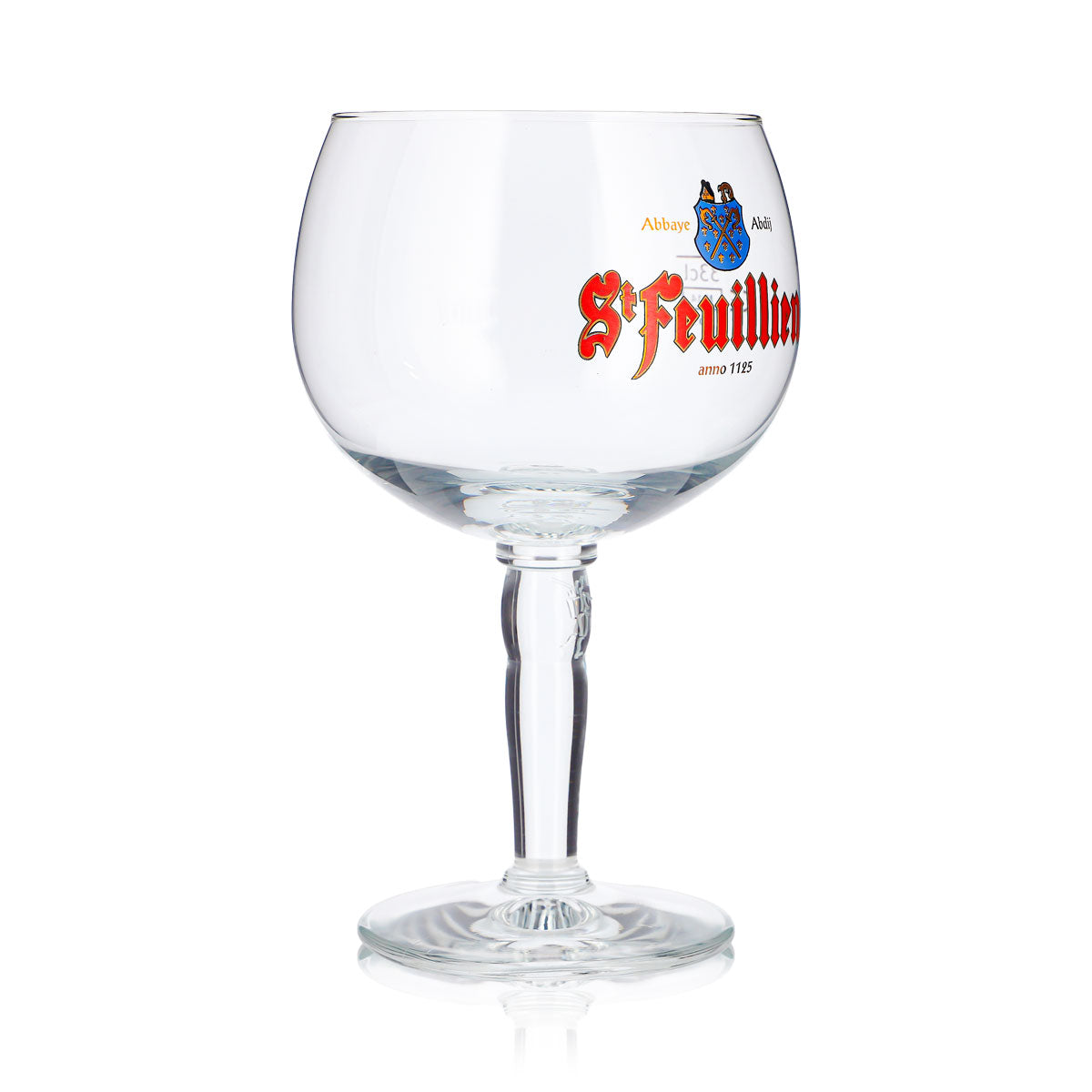 St. Feuillien Bier Glas 0,33l Pokal Ballonglas Stilgravur – Ansicht 3