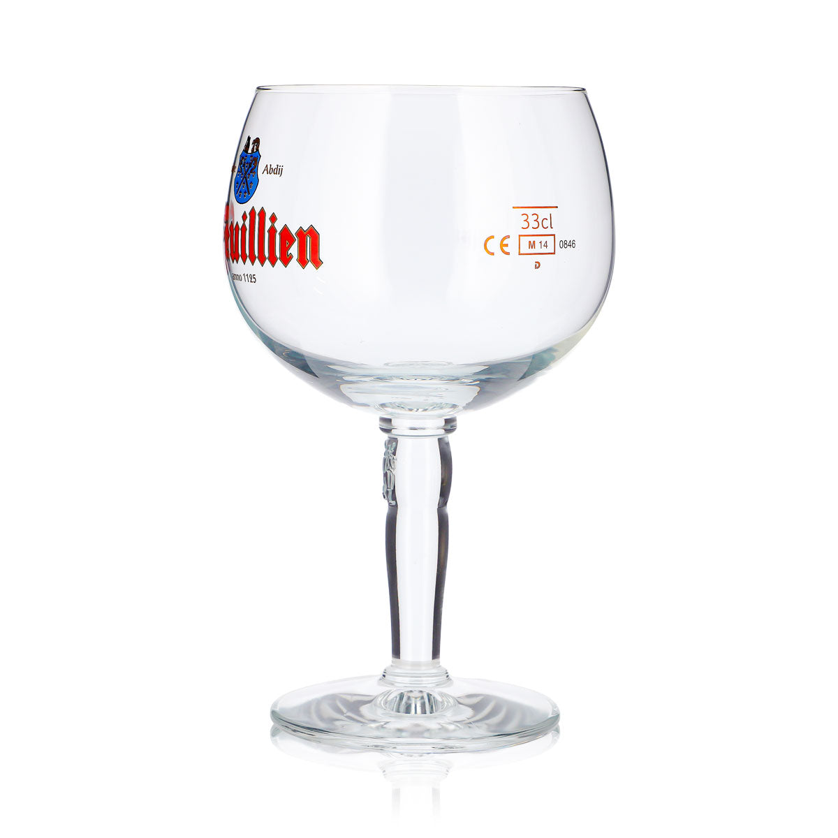 St. Feuillien Bier Glas 0,33l Pokal Ballonglas Stilgravur – Ansicht 5