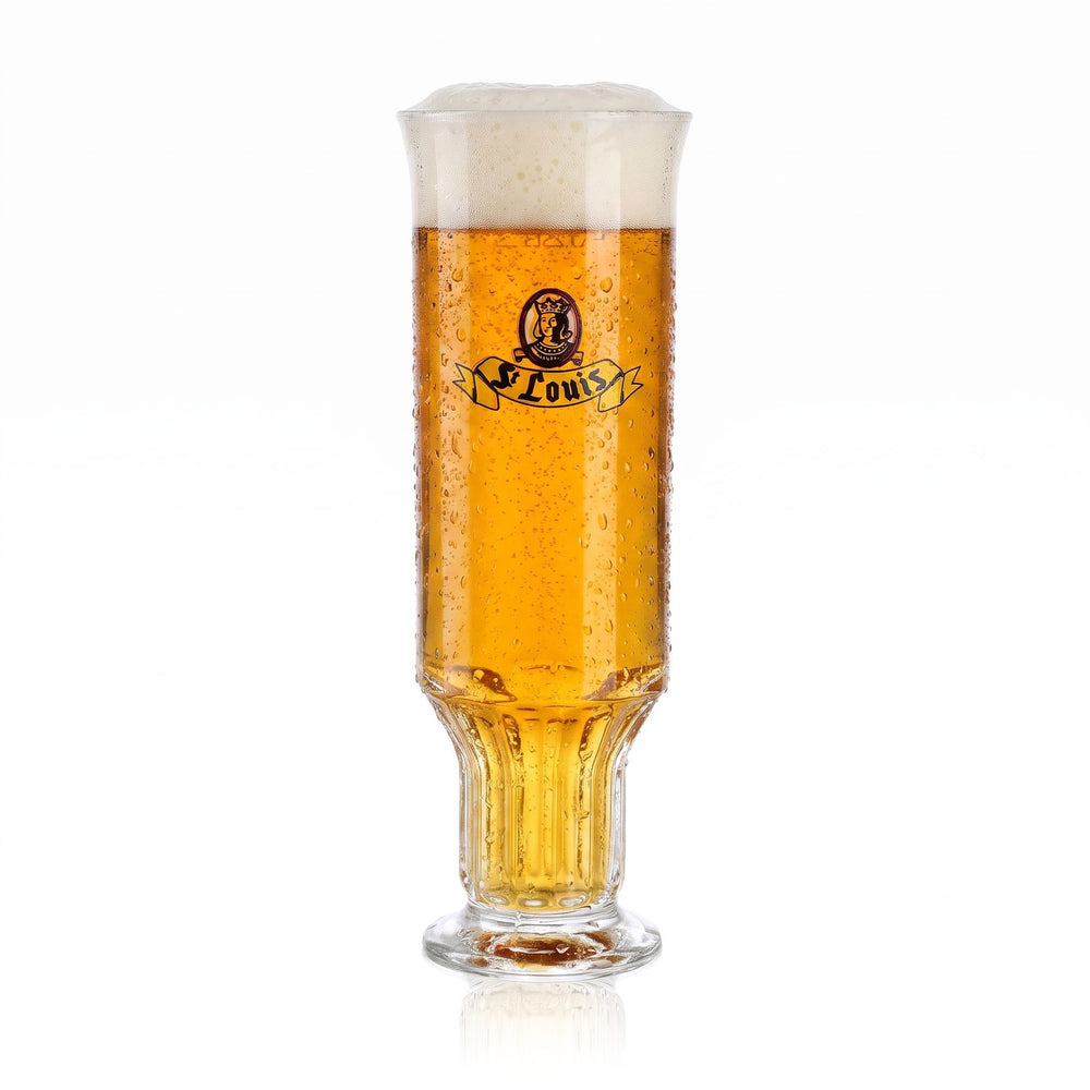 St. Louis Bier Glas 0,25l Pokal Relief VMC France