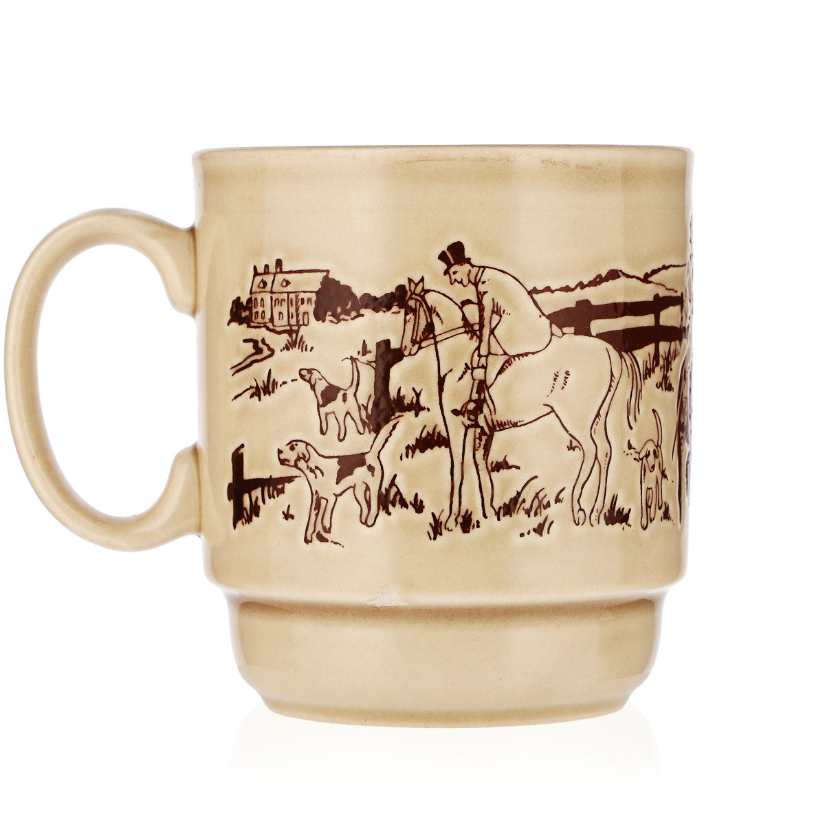 Staffordshire Glas Becher 0,33l Tasse Emailiert Tableware Made in England – Ansicht 3