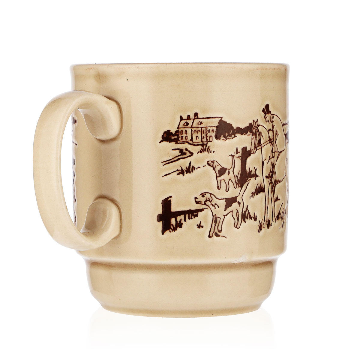 Staffordshire Glas Becher 0,33l Tasse Emailiert Tableware Made in England – Ansicht 4