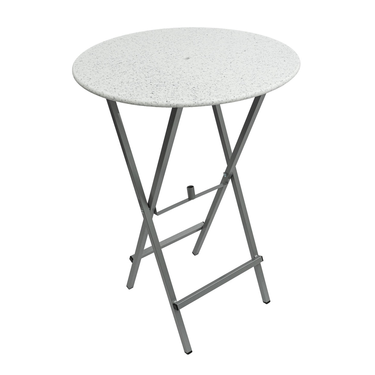 Stehtisch klappbar unkaputtbar Schirm Halterung Bistrotisch 115cm
