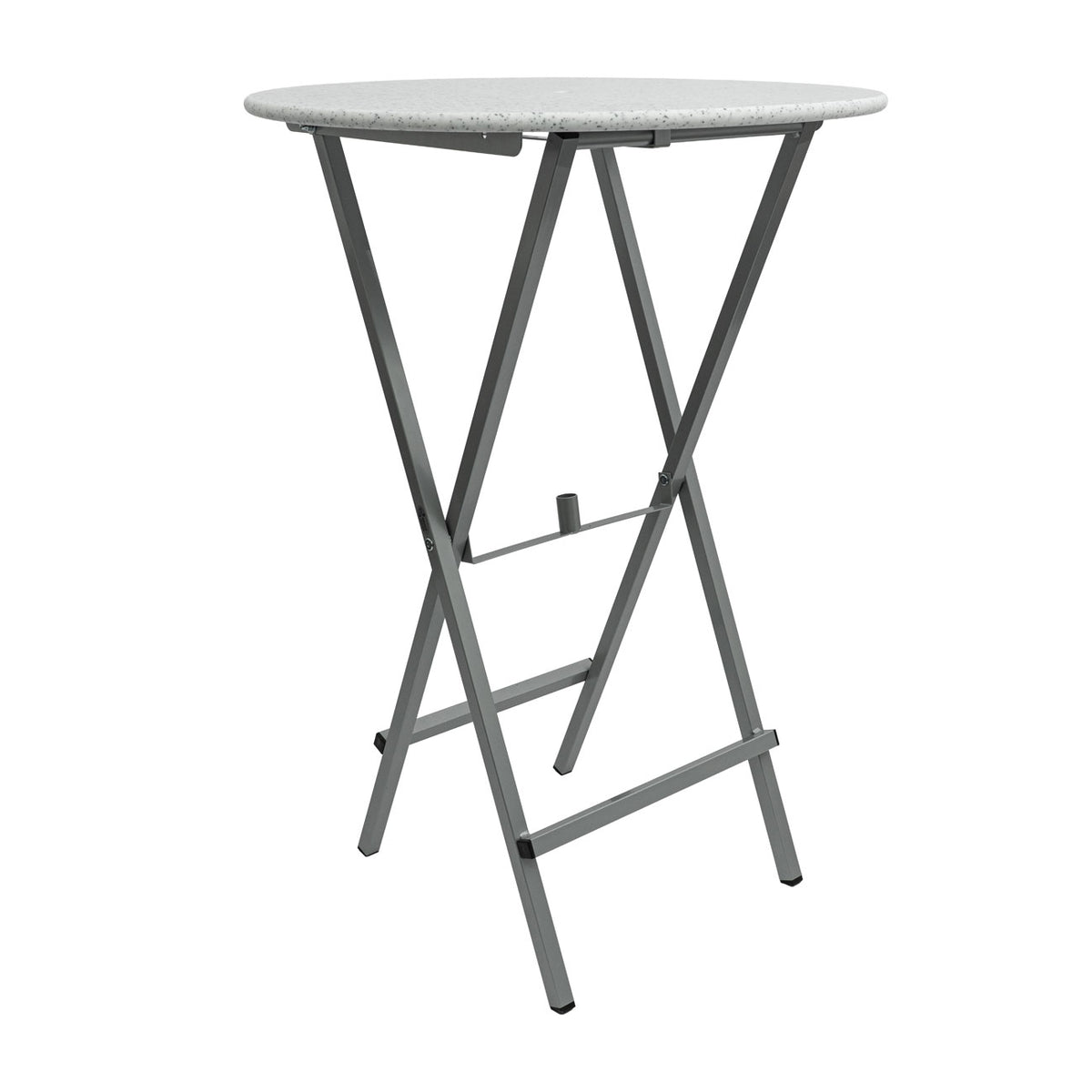 Stehtisch klappbar unkaputtbar Schirm Halterung Bistrotisch 115cm – Ansicht 2