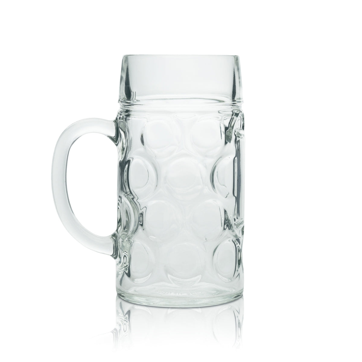 6x Stölzle Maßkrug 1,0l Bierglas Isar Seidel – Ansicht 2