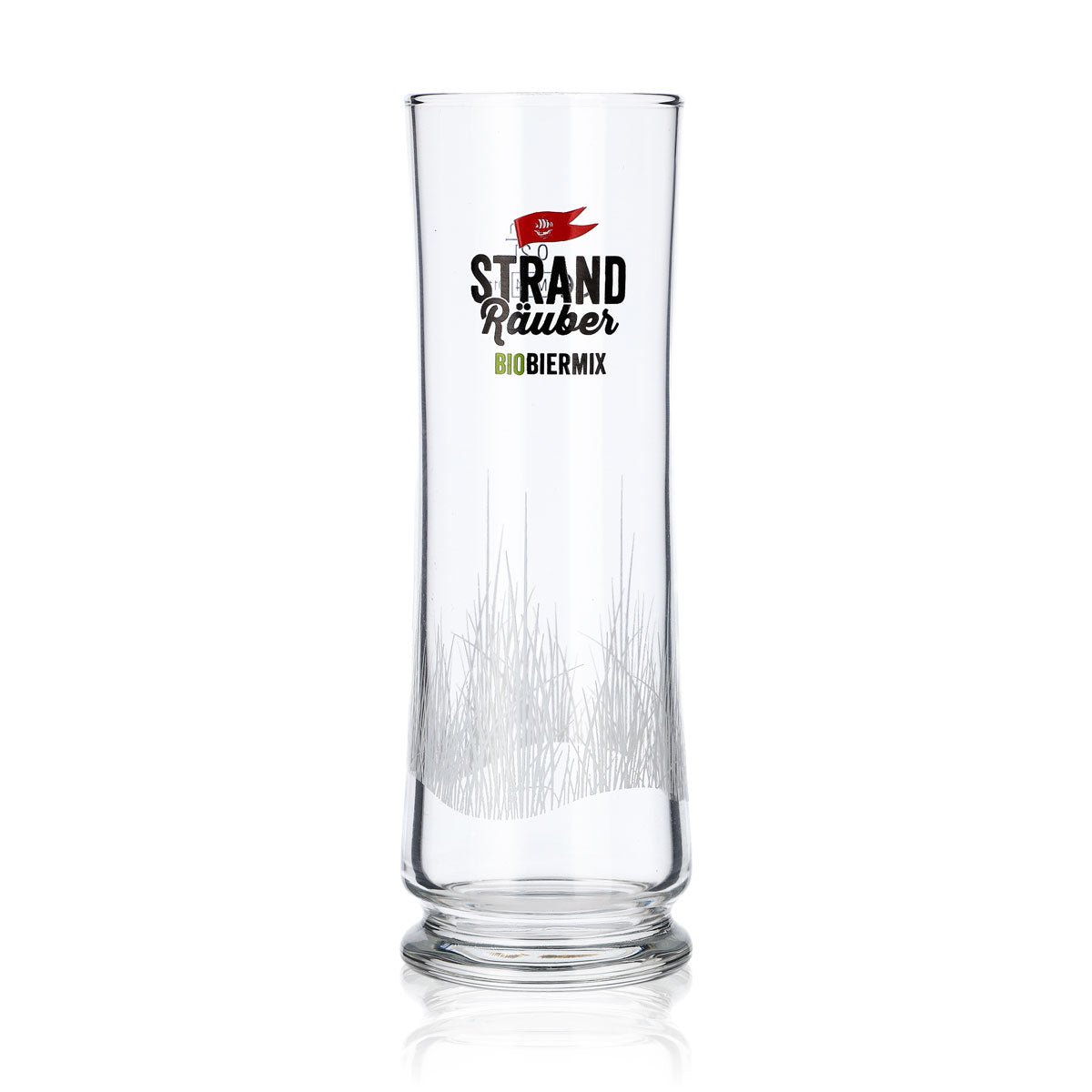 Störtebeker 0,2 l Strandräuber Glas – Bio Biermix Stange Pokalglas Motiv & Eichstrich
