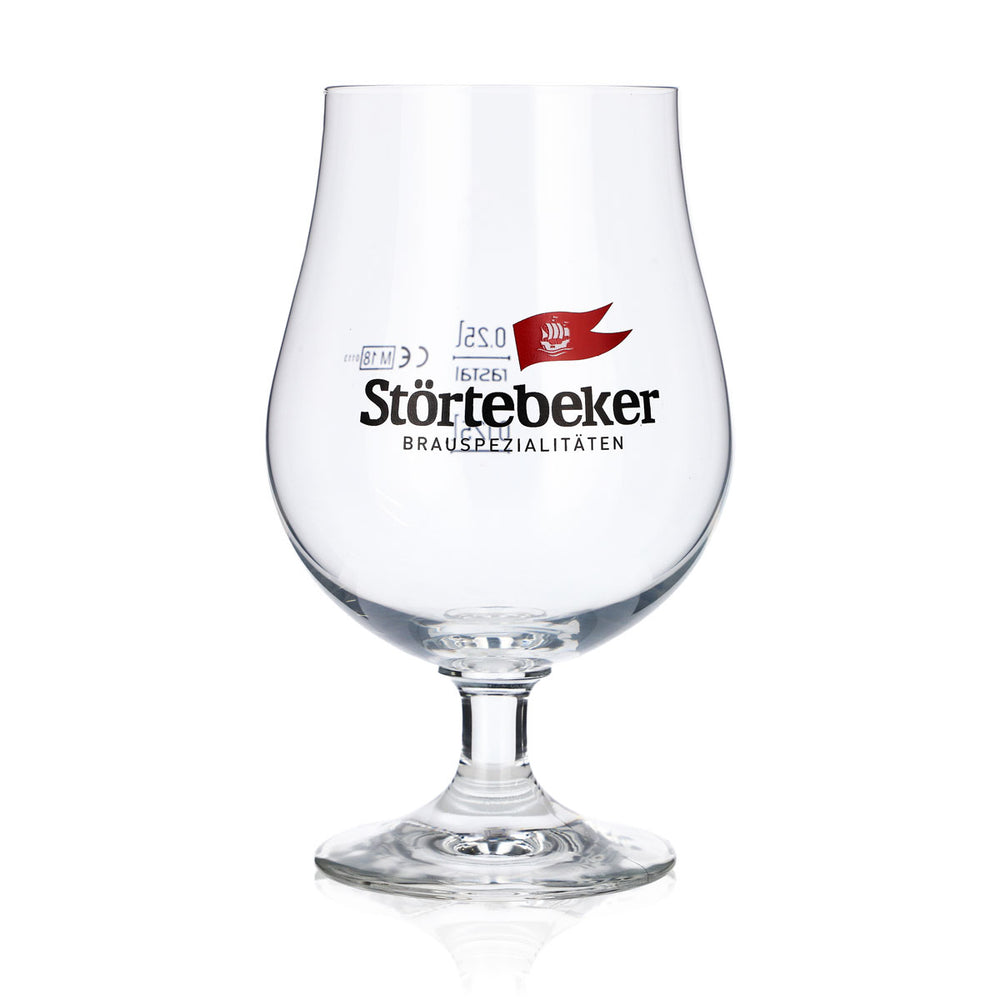 Störtebeker 0,25 l Schwenker Glas – Genussglas Bauchglas Eichstrich Craft‑Beer